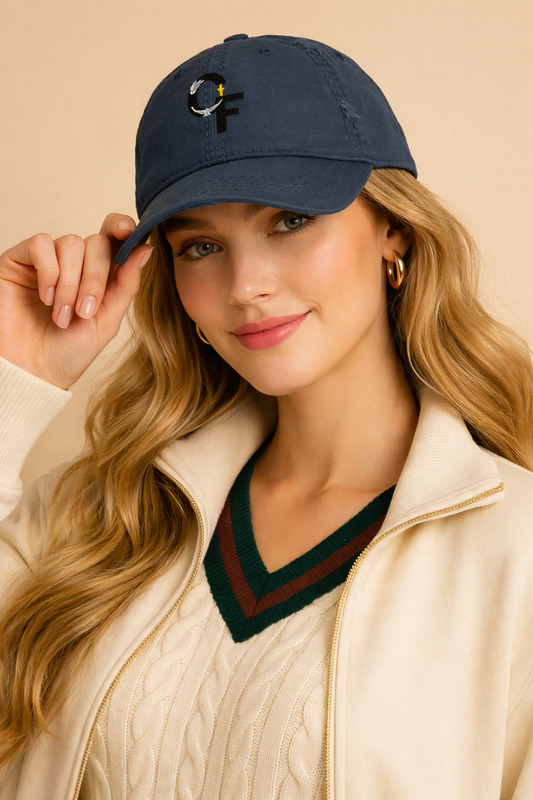 Distressed Crucial Fits Dad Hat